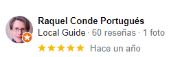 Reseña google Raquel