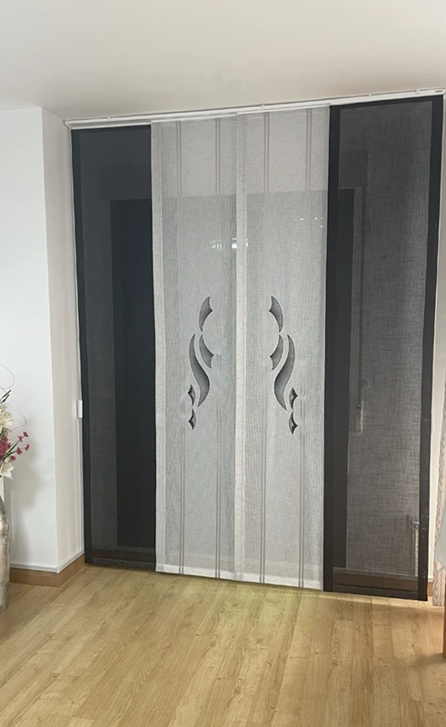 Panel Japones Gris y Negro Con Galería 1