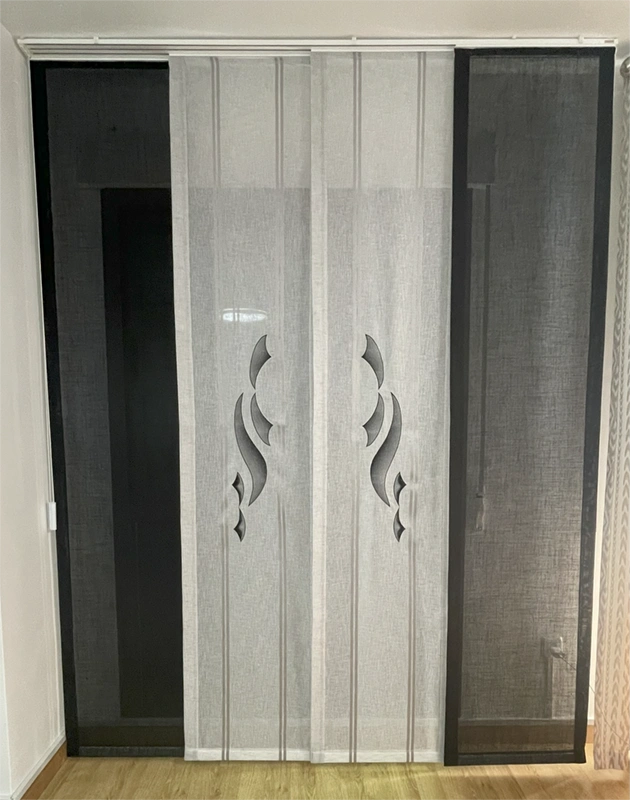 Panel Japones Gris y Negro Con Galería 1